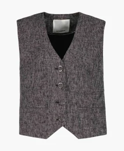Co'Couture Vest Tamia Zwart