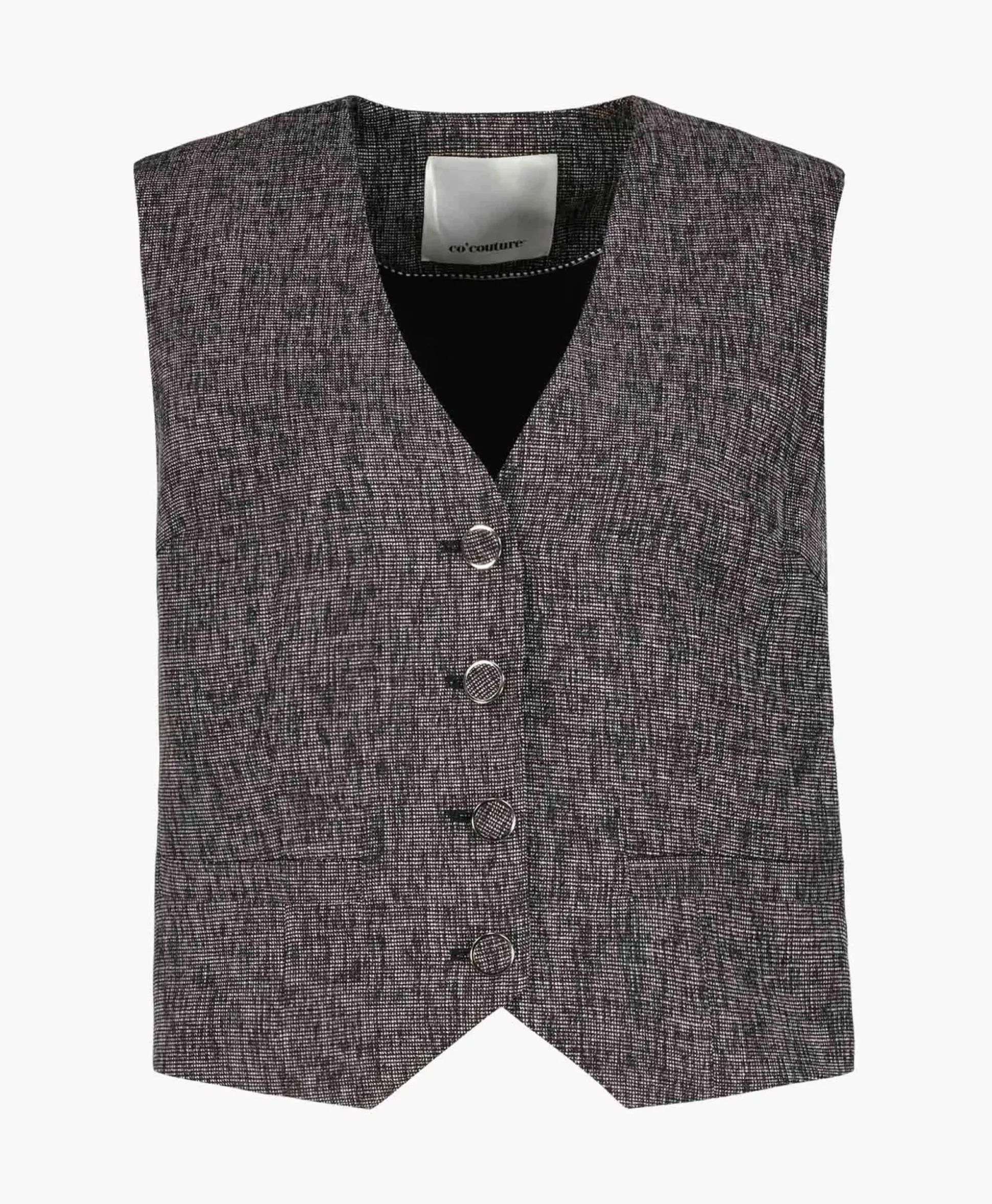 Co'Couture Vest Tamia Zwart