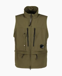 Cp Company Bodywarmer Cp Shell Utility Groen