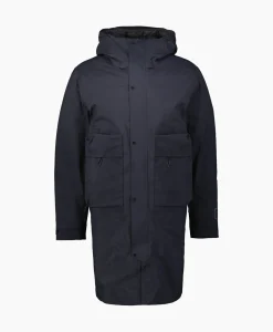 Cp Company Jack Outerwear - Long Jacket Blauw