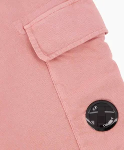 Cp Company Korte Broek Short Fleece Cargo Rose