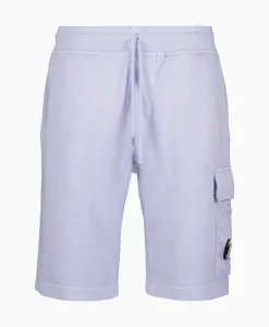 Cp Company Korte Broek Short Fleece Cargo Lila