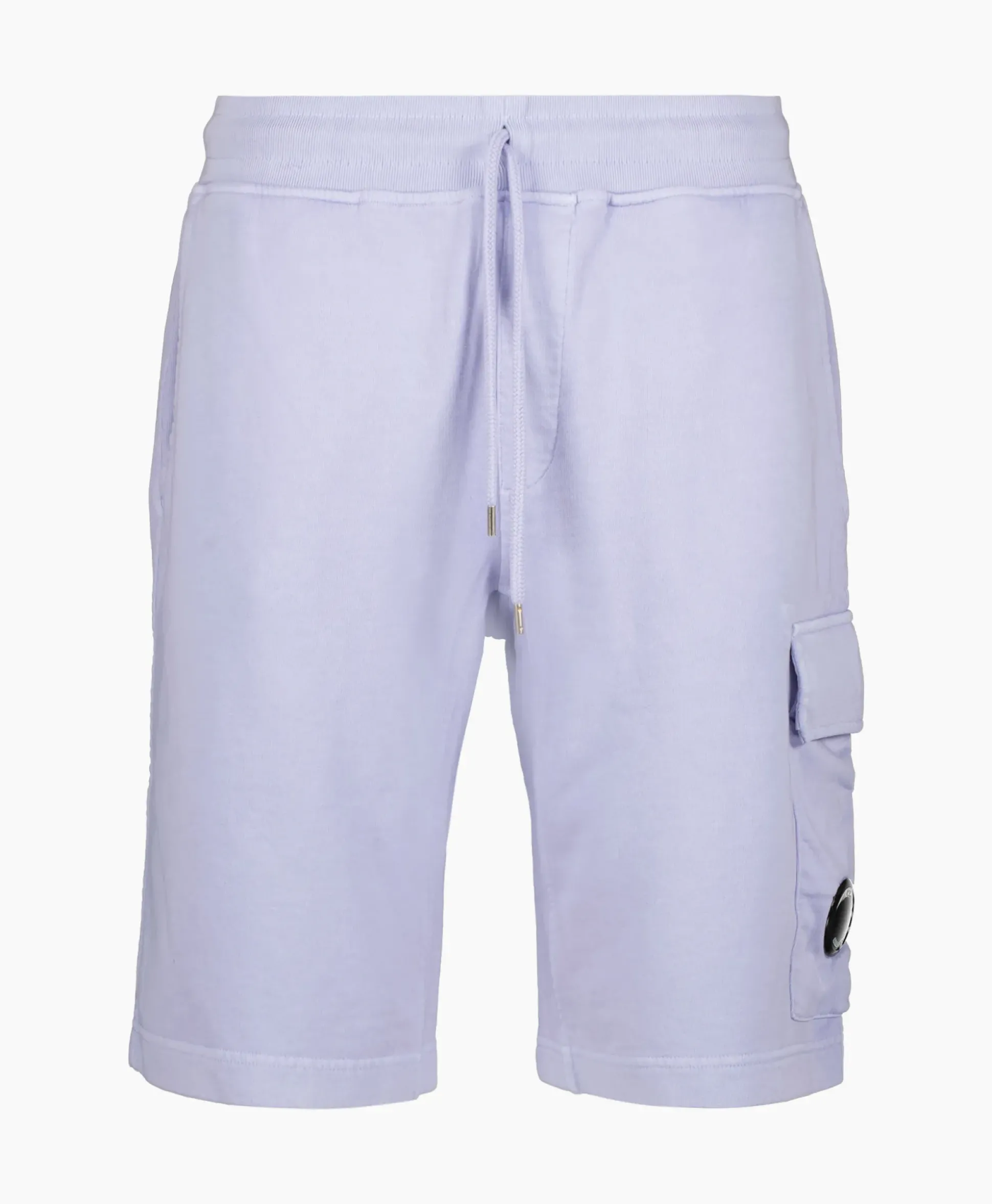 Cp Company Korte Broek Short Fleece Cargo Lila
