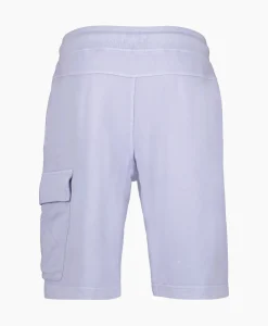 Cp Company Korte Broek Short Fleece Cargo Lila