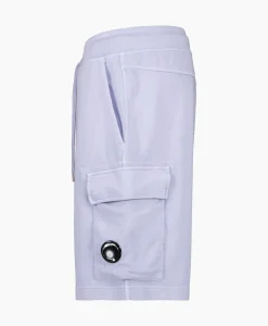 Cp Company Korte Broek Short Fleece Cargo Lila