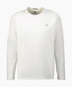 Cp Company Longsleeve Mercerized Jersey Wit