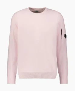 Cp Company Pullover Cotton Crepe Knit Rose