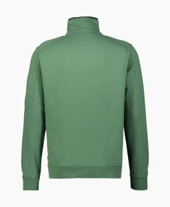 Cp Company Sweater Light Fleece Zipped Groen