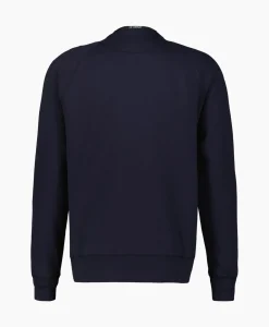 Cp Company Sweater Light Fleece Logo Donker Blauw