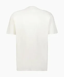 Cp Company T-Shirt Korte Mouw Jersey Artisinal Card Wit