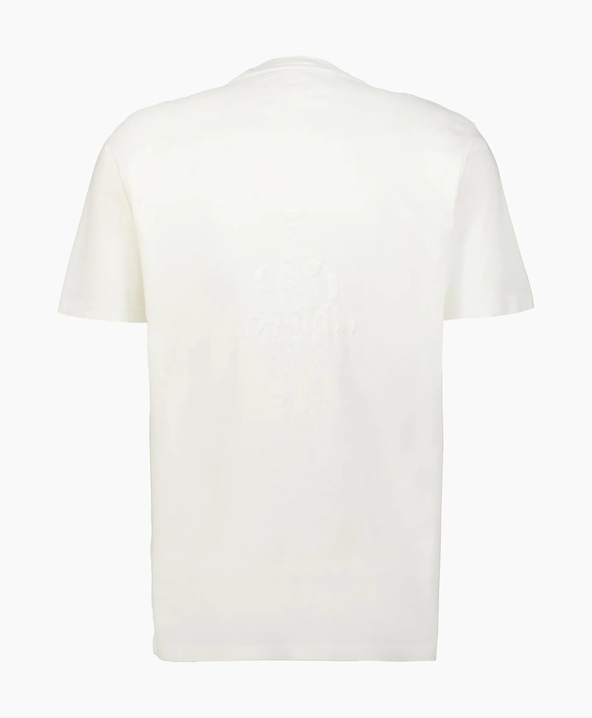 Cp Company T-Shirt Korte Mouw Jersey Artisinal Card Wit