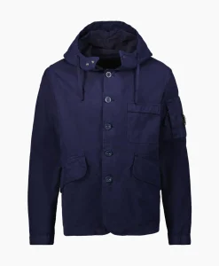 Cp Company Vest B Hooded Jacket Donker Blauw