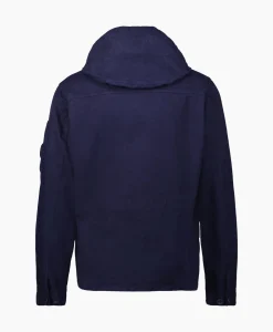 Cp Company Vest B Hooded Jacket Donker Blauw