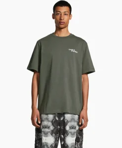 Daily Paper T-Shirt Korte Mouw Hand Donker Groen
