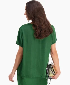 D'Arc Top Round Neck Groen