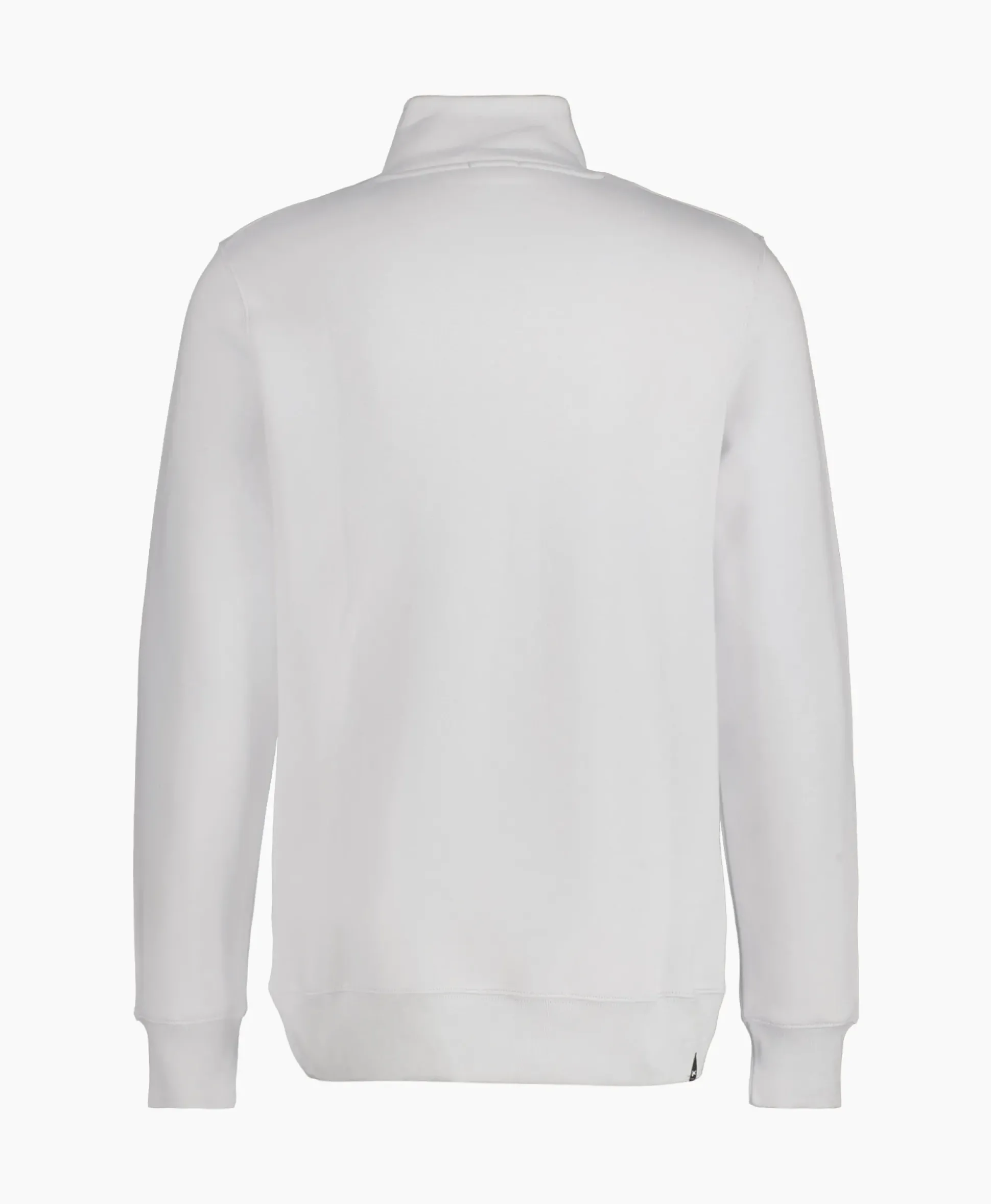 Denham Denham Logan Half Zip Sweat Ss Beige