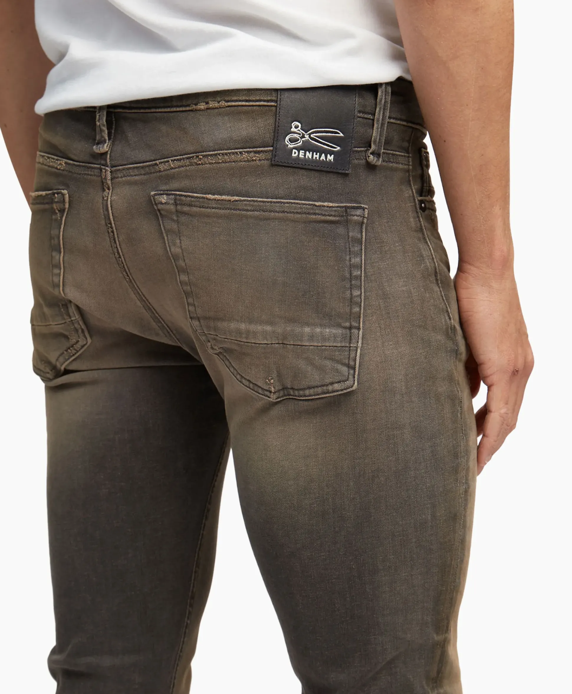 Denham Jeans Bolt Fmdg Grijs