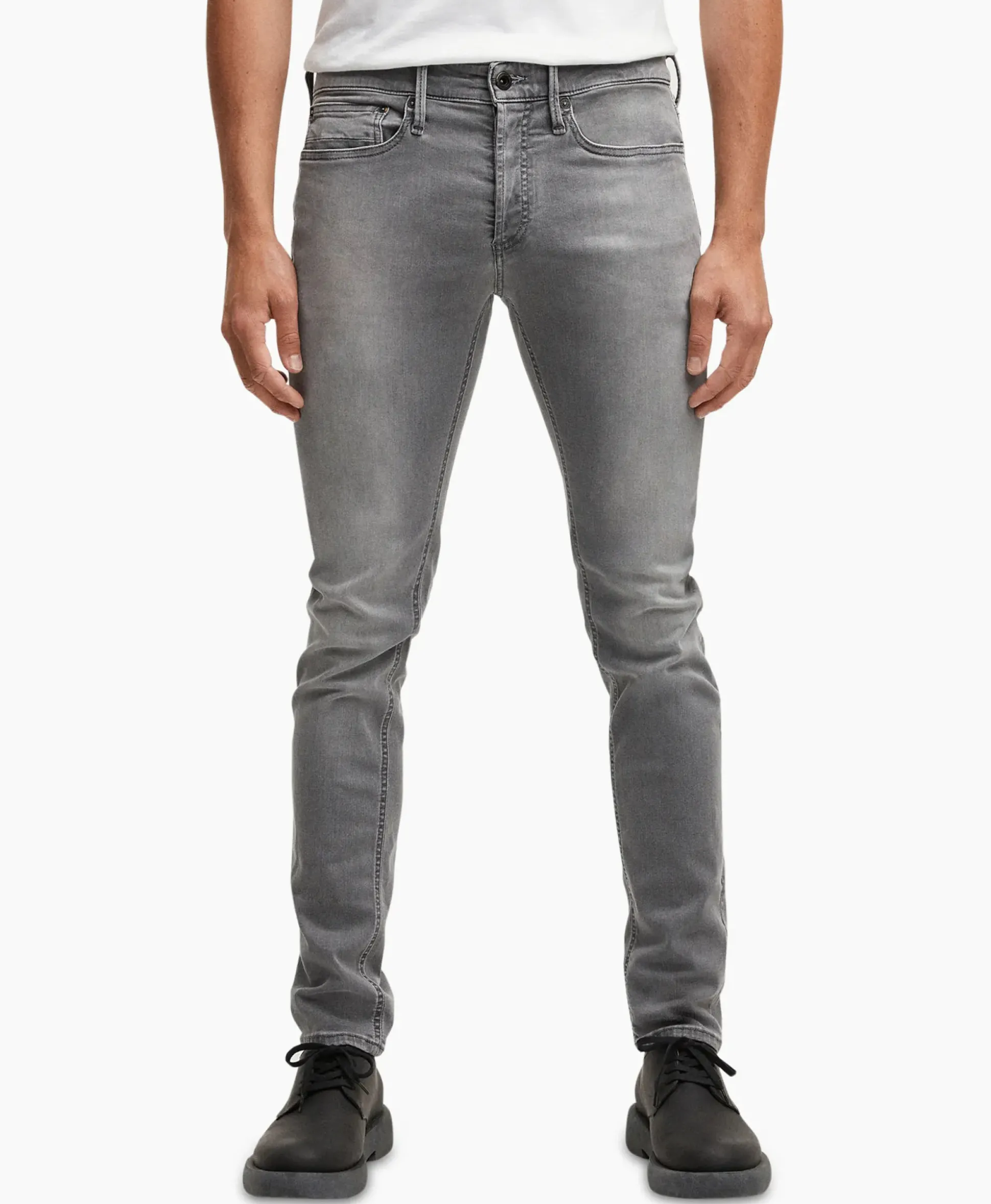 Denham Jeans Bolt Wlgfm+ Grijs
