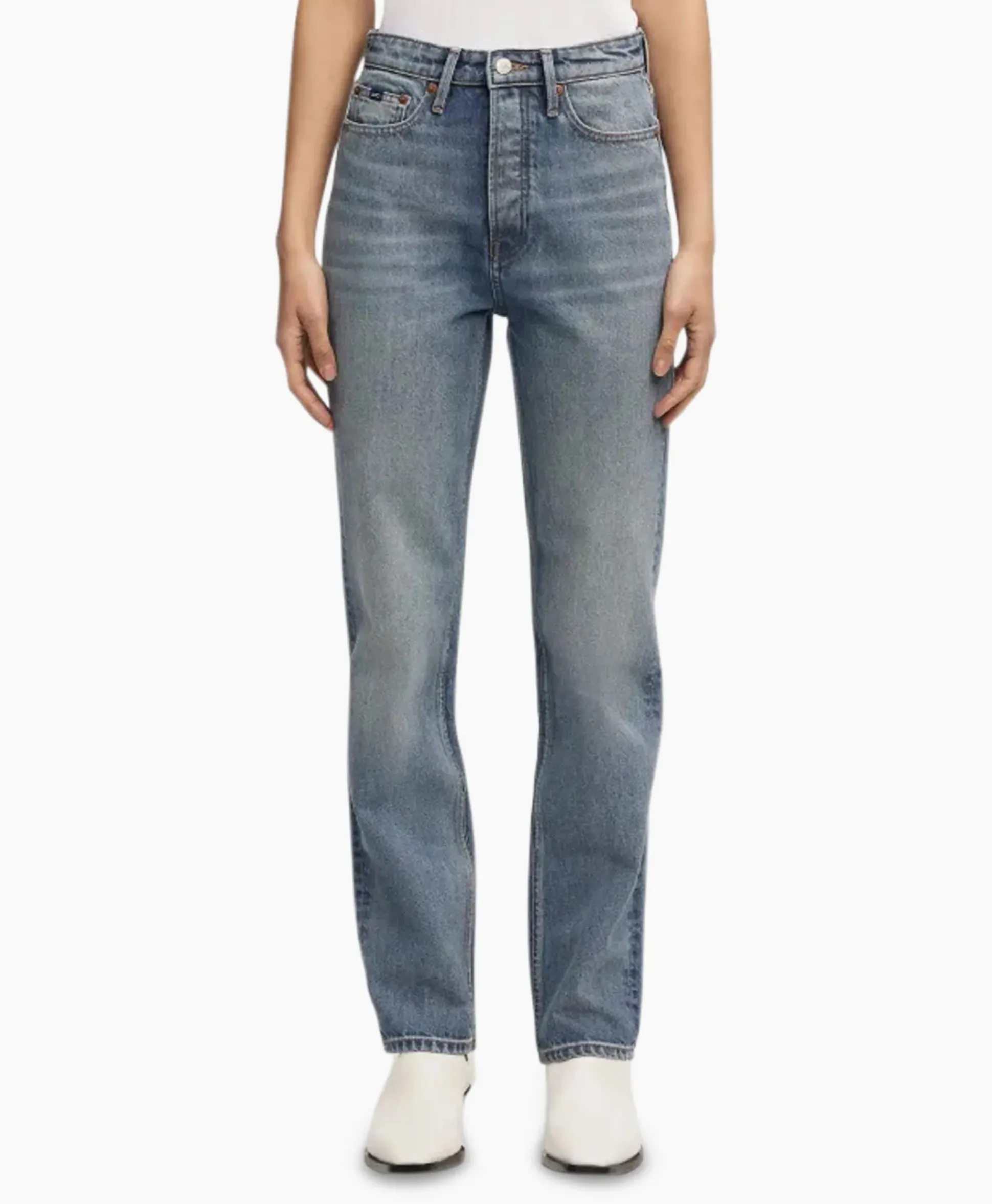 Denham Jeans Suki Ab Off White