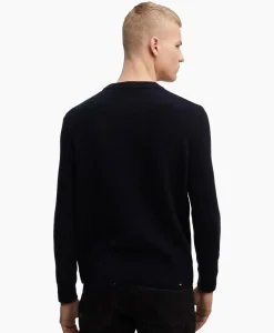 Denham Pullover Denham Knit Crew Cch Zwart