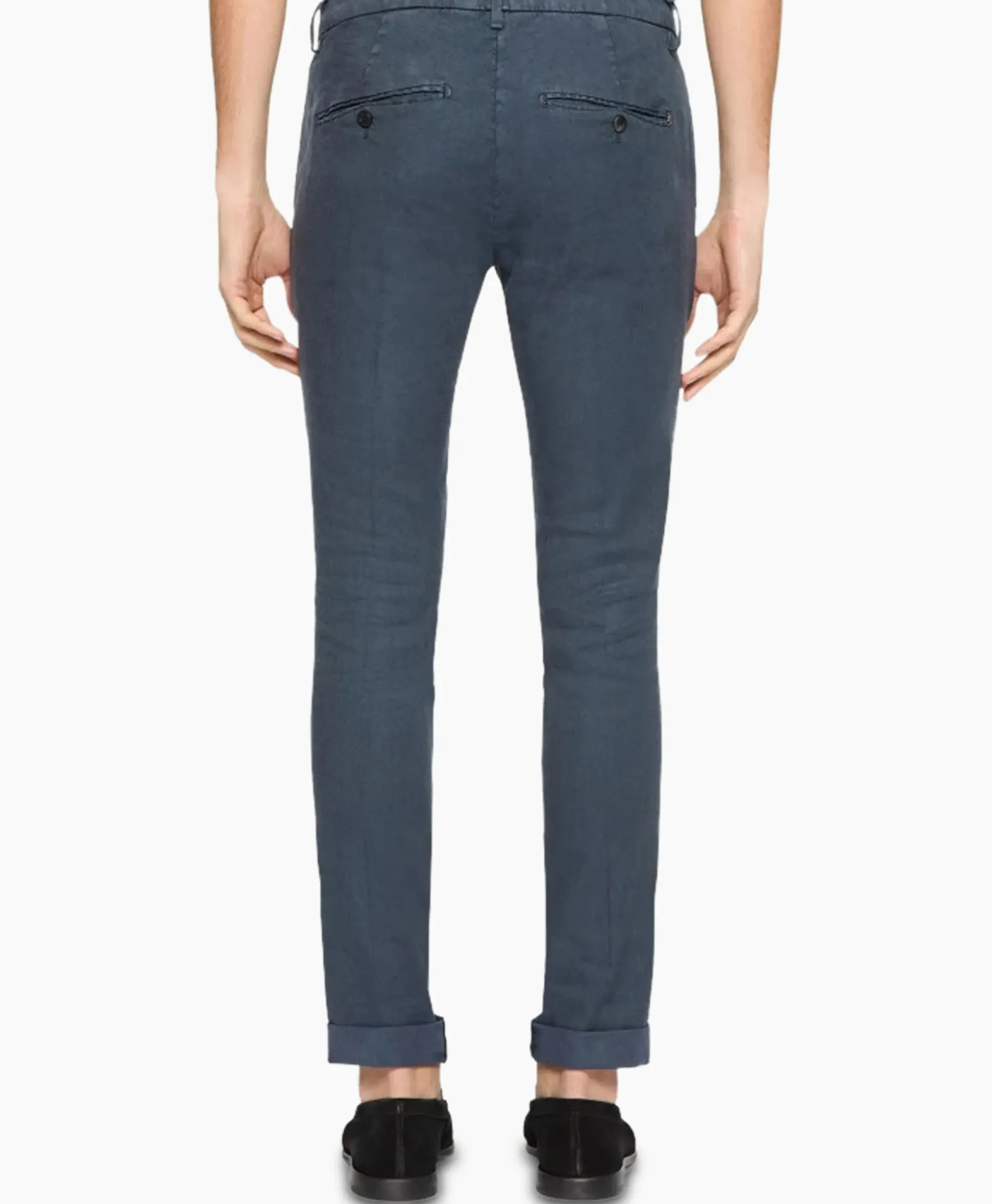 Dondup Pantalon Gaubert Slimfit Blauw
