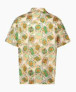 Drole De Monsieur Overhemd La Chemise Jeu De Cartes Peach