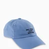 Drole De Monsieur Pet La Casquette Slogan Licht Blauw