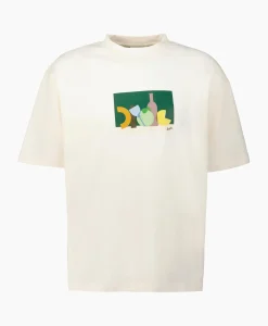 Drole De Monsieur T-Shirt Korte Mouw Nature Drole Off White