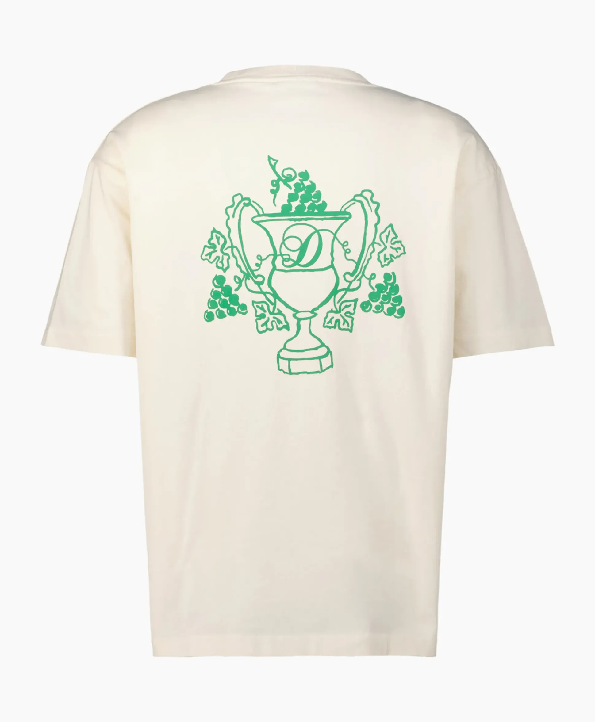Drole De Monsieur T-Shirt Korte Mouw Blason Off White