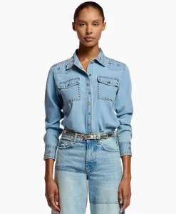 Essentiel Antwerp Blouse Fairchild Blauw