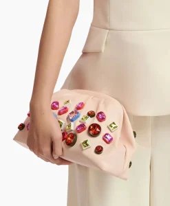 Essentiel Antwerp Clutch Finestones Off White