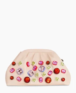 Essentiel Antwerp Clutch Finestones Off White