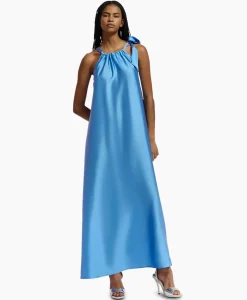 Essentiel Antwerp Maxi Jurk Famson Blauw