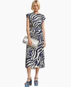 Essentiel Antwerp Midi Jurk Fayola Blauw