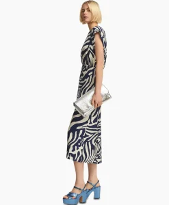 Essentiel Antwerp Midi Jurk Fayola Blauw