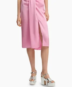 Essentiel Antwerp Midi Rok Fondue Pink