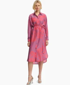 Essentiel Antwerp Mini Jurk Foxglove Pink