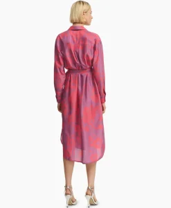 Essentiel Antwerp Mini Jurk Foxglove Pink