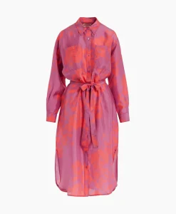 Essentiel Antwerp Mini Jurk Foxglove Pink