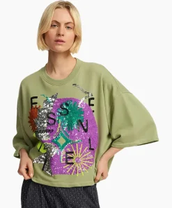 Essentiel Antwerp Pullover Fullerton Licht Groen
