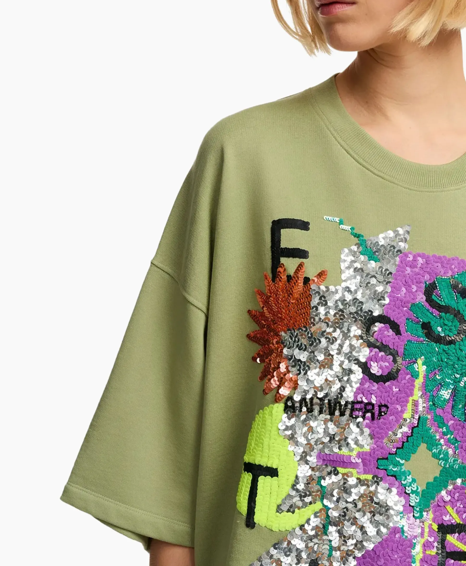 Essentiel Antwerp Pullover Fullerton Licht Groen