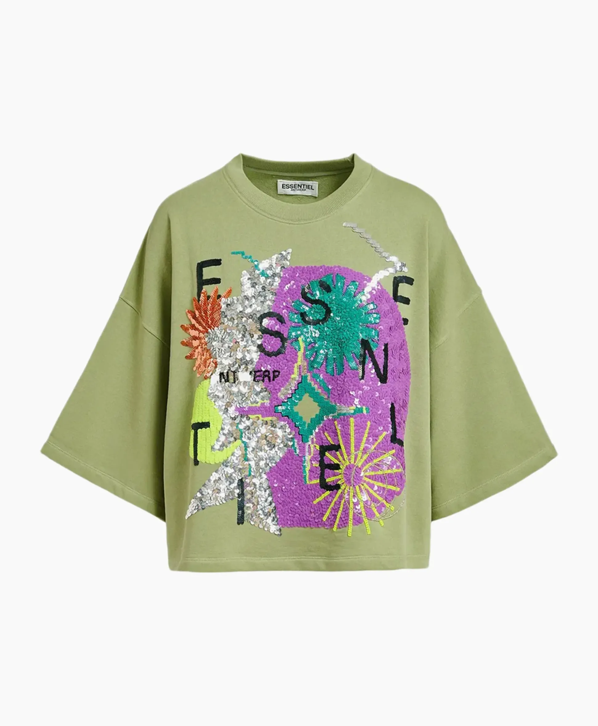Essentiel Antwerp Pullover Fullerton Licht Groen