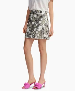 Essentiel Antwerp Rok Fishbone Zilver