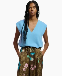 Essentiel Antwerp Top Falling Blauw