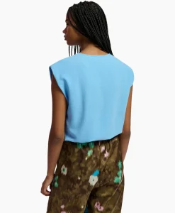 Essentiel Antwerp Top Falling Blauw