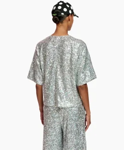 Essentiel Antwerp Top Ferras Zilver