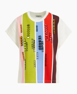 Essentiel Antwerp T-Shirt Korte Mouw Foam Off White