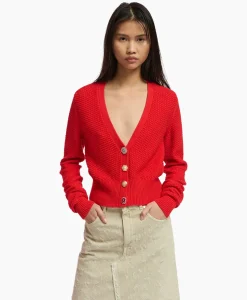 Essentiel Antwerp Vest Farah Midden Rood