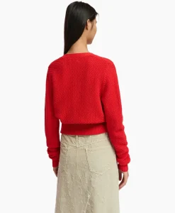 Essentiel Antwerp Vest Farah Midden Rood