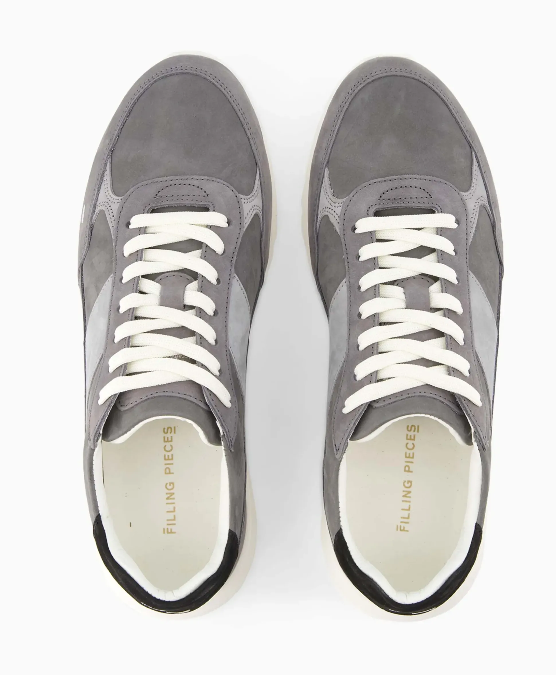 Filling Pieces Sneaker Jet Runner Donkergrijs